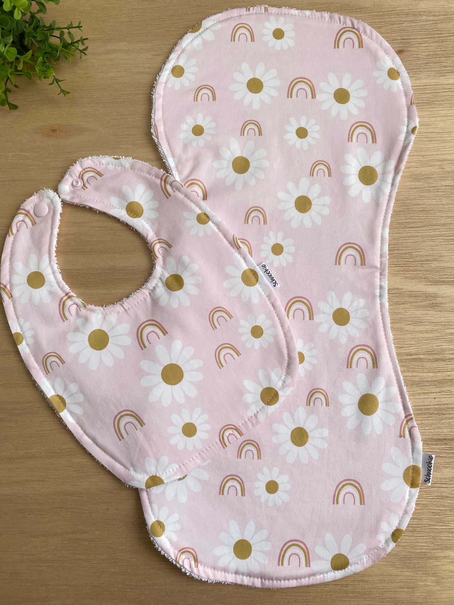 Bib and Burp Cloth Set