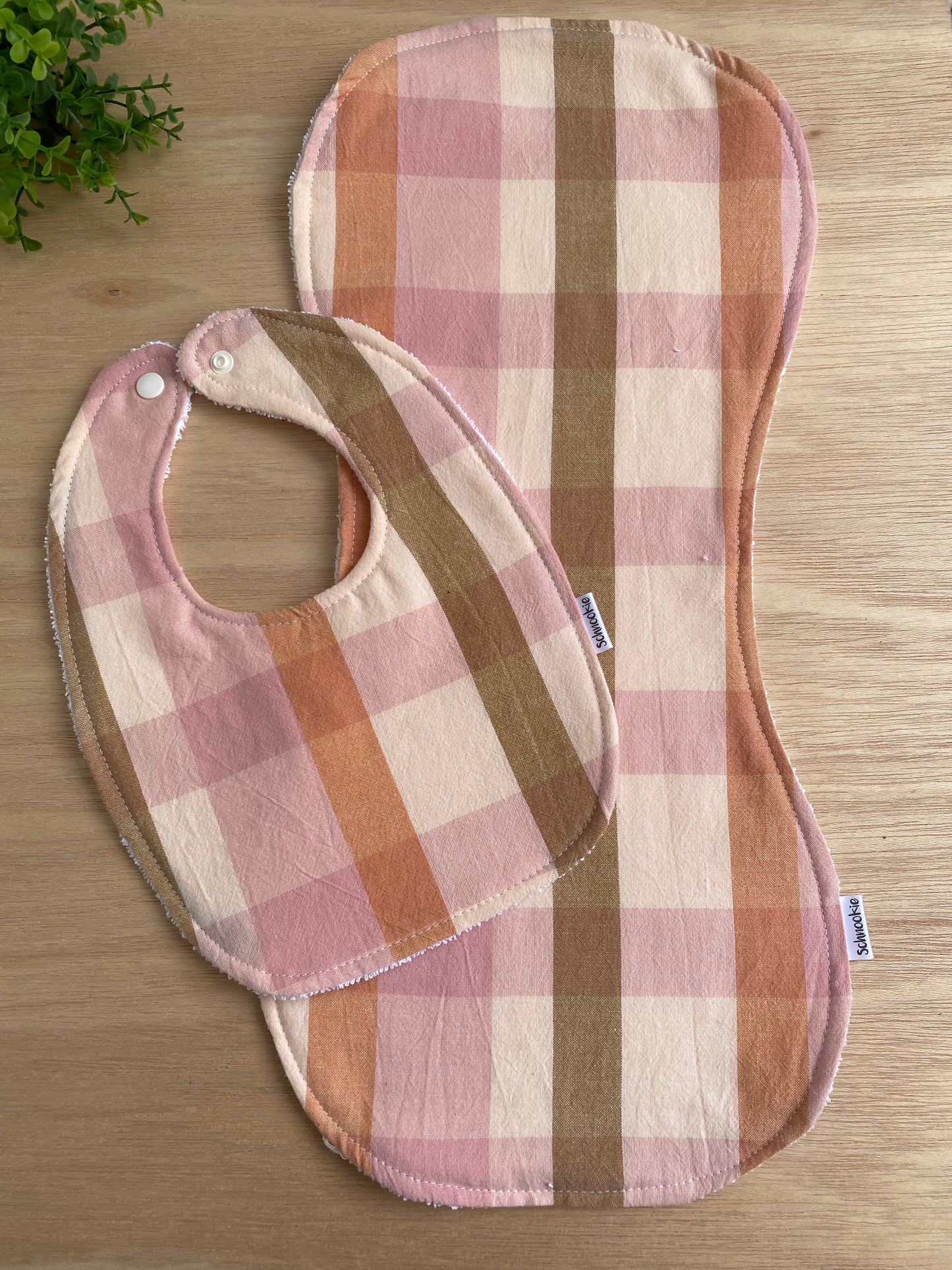 Bib and Burp Cloth Set