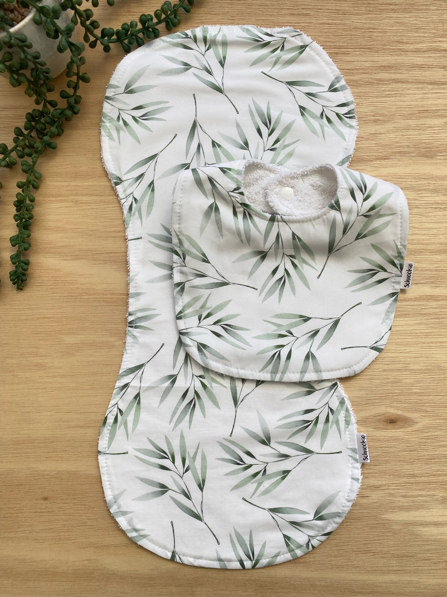 Bib and Burp Cloth Set