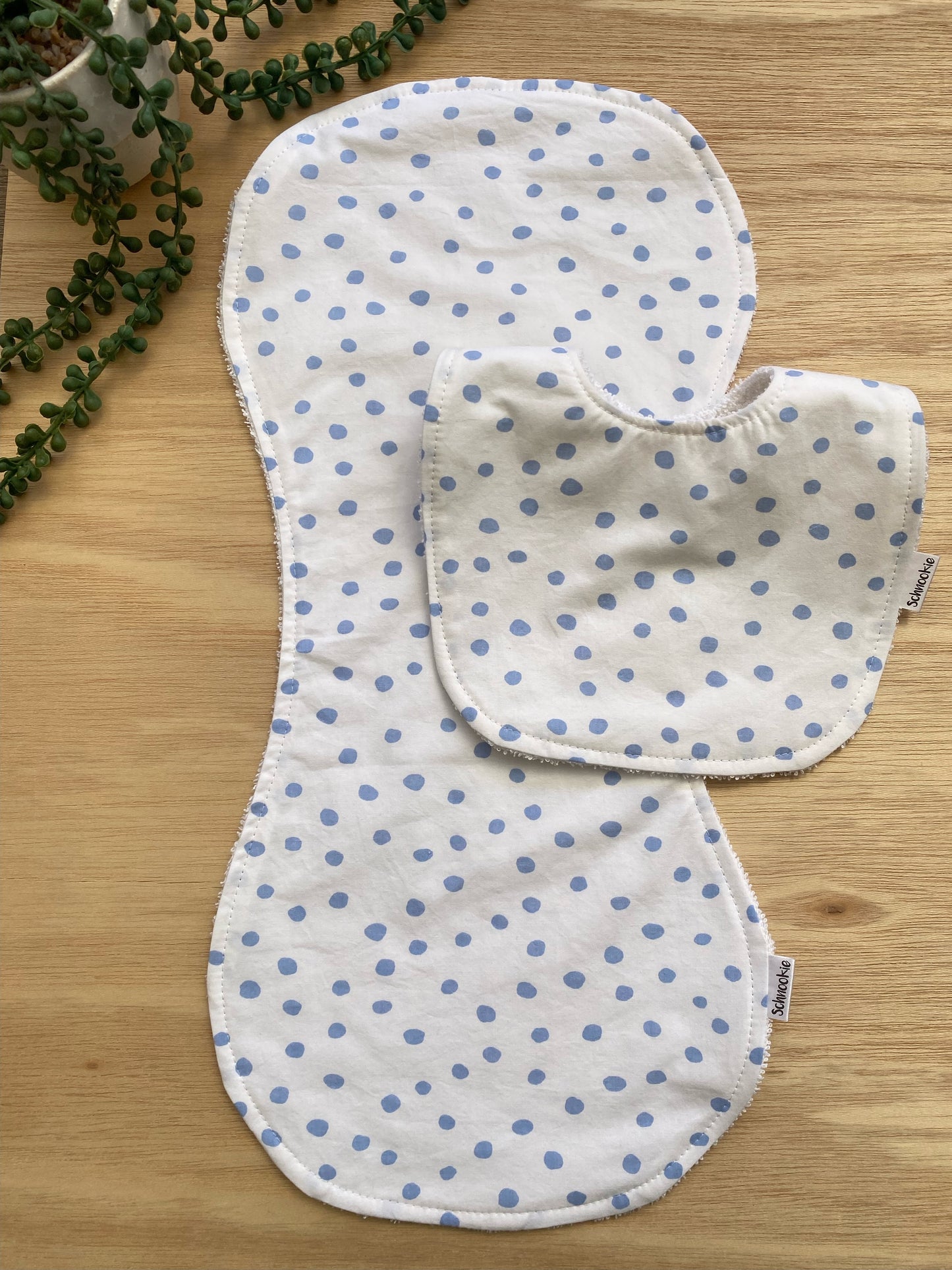Bib and Burp Cloth Set
