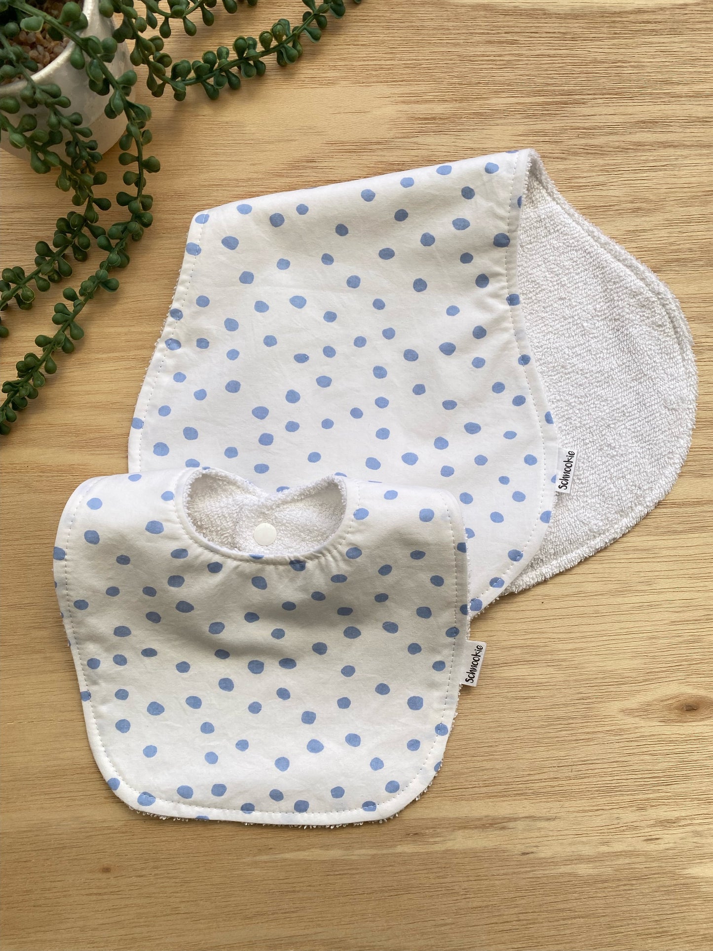 Bib and Burp Cloth Set