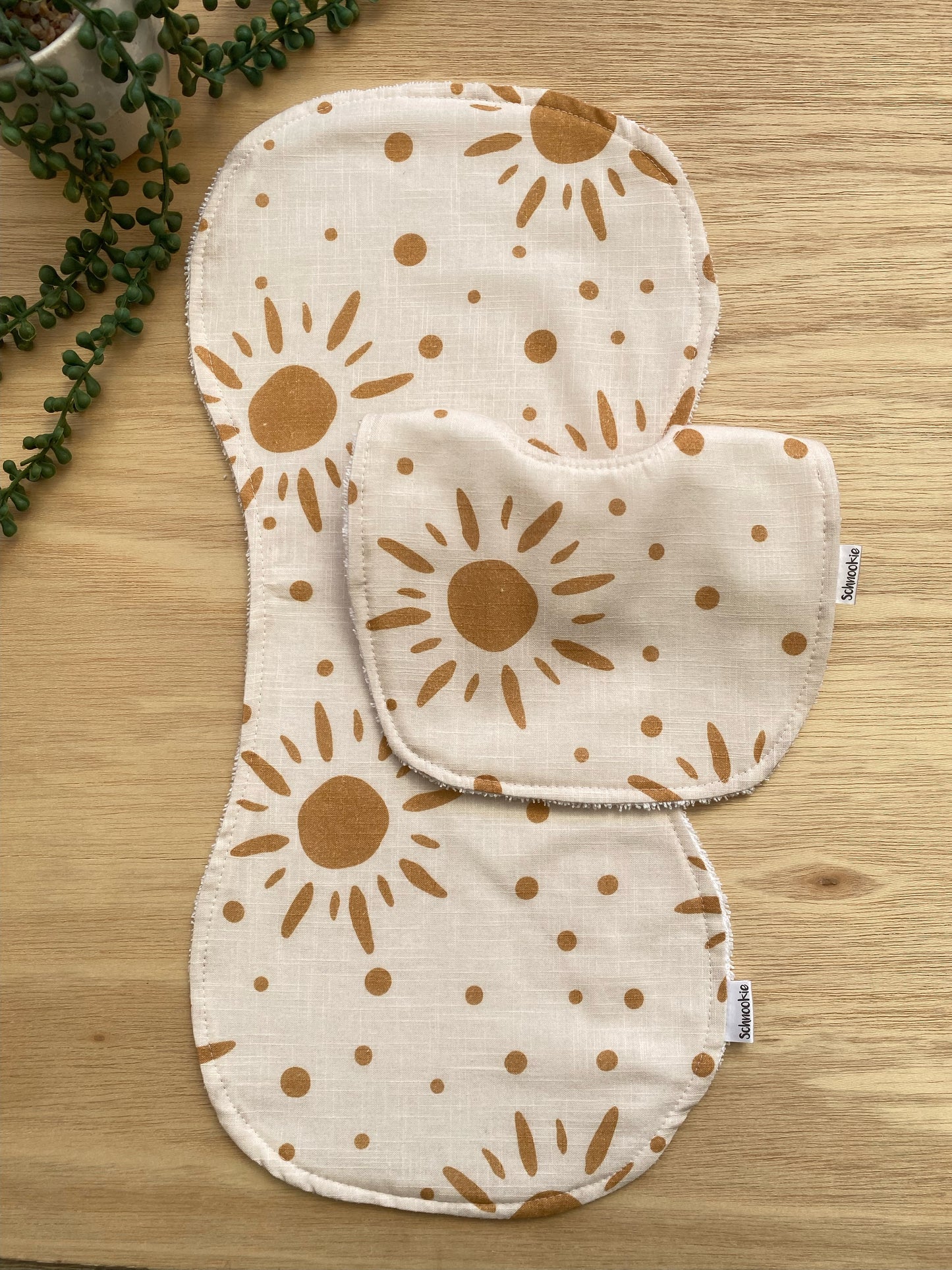 Bib and Burp Cloth Set