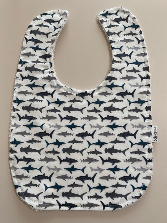 Mini shark Super absorbent Bib