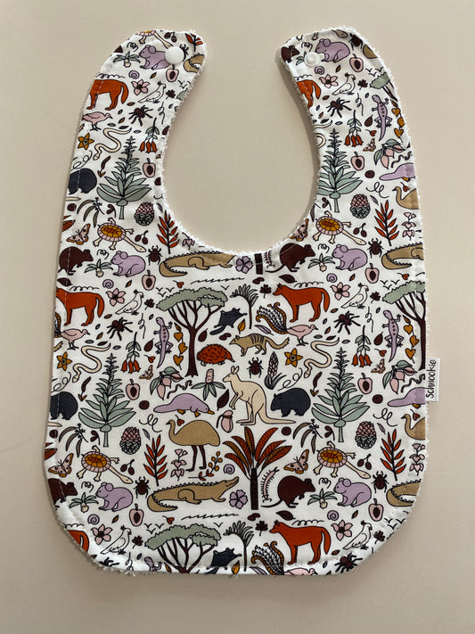 Aussie animals Super absorbent Bib