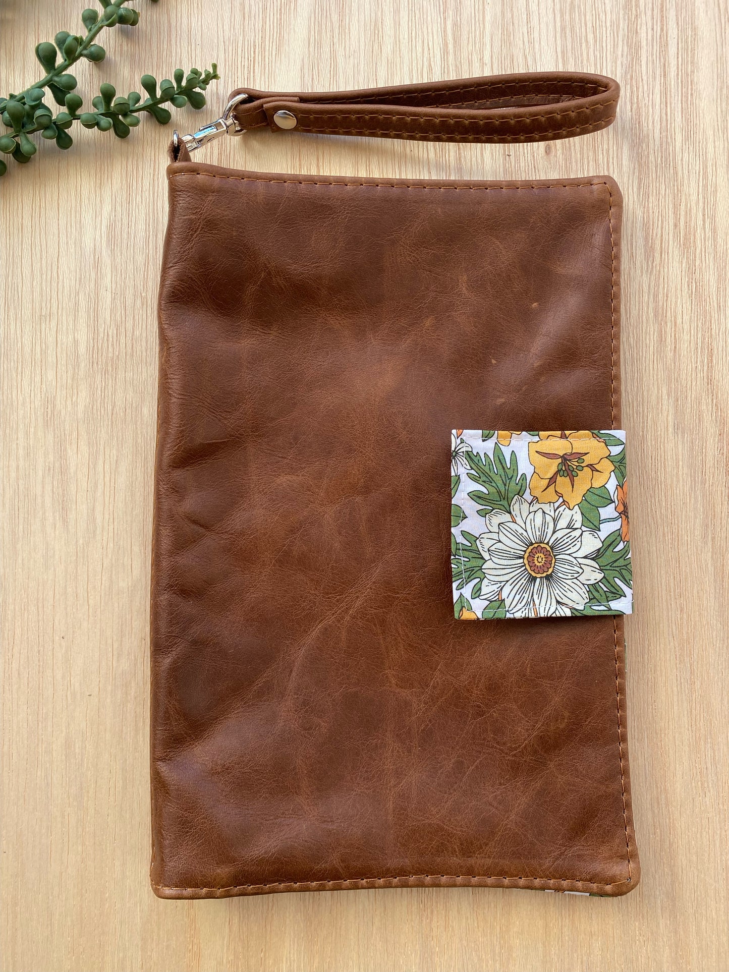 Leather Nappy Wallet